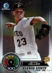 2018 Bowman Scouts Top 100 Mitch Keller #BTP-9 card