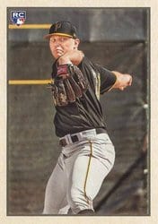 2019 Bowman Heritage Base Set Mitch Keller #53VR-55 card