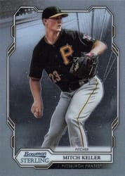 2019 Bowman Sterling Base Set Mitch Keller #BPR-26 card