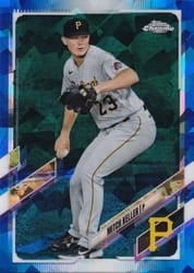 2021 Topps Chrome Sapphire Edition Base Set Mitch Keller #133 card