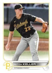 2022 Topps Base Set Mitch Keller #251 card