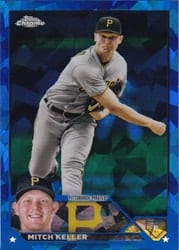 2023 Topps Chrome Sapphire Edition Base Set Mitch Keller #442 card