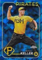 2024 Topps Chrome Sapphire Edition Base Set Mitch Keller #230 card