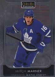 2021-22 O-Pee-Chee Platinum Base Set Mitch Marner #199 card