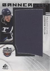 2022-23 SP Game Used 2022 NHL Heritage Classic Banner Year Relics Mitch Marner #BYHC-MM card