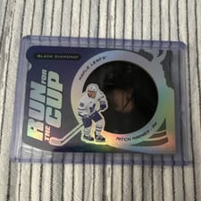 2022-23 Upper Deck Black Diamond Run for the Cup Mitch Marner #RUN-MM card