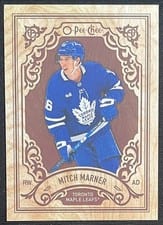 2023-24 O-Pee-Chee Wood Variants Mitch Marner #W-MM card