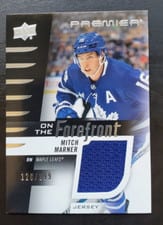 2023-24 Upper Deck Premier On the Forefront Jersey Mitch Marner #OF-MM card