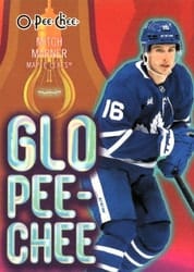2024-25 O-Pee-Chee Glo Pee-Chee Mitch Marner #GLO-20 card