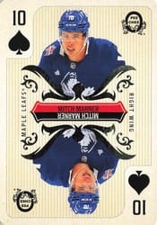 2024-25 O-Pee-Chee Playing Cards Mitch Marner #10♠ card