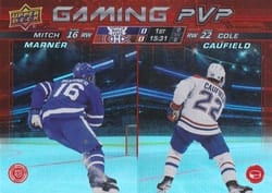 2024-25 Upper Deck Gaming PVP Mitch Marner / Cole Caufield #GPVP-4 card