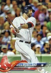 2018 Topps Base Set Mitch Moreland #104 card