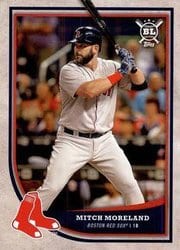 2018 Topps Big League Base Set Mitch Moreland #395 card