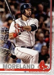2019 Topps Base Set Mitch Moreland #262 card