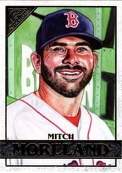 2020 Topps Gallery Base Set Mitch Moreland #84 card
