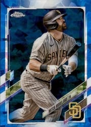 2021 Topps Chrome Sapphire Edition Base Set Mitch Moreland #38 card