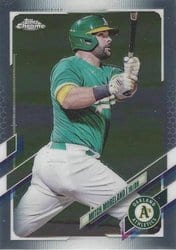 2021 Topps Chrome Update Base Set Mitch Moreland #USC4 card