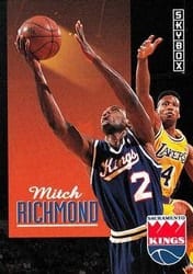 1992-93 SkyBox Base Set Mitch Richmond #214 card