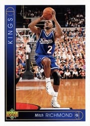 1993-94 Upper Deck Base Set Mitch Richmond #64 card