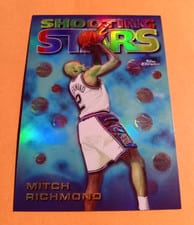 1997 Topps Chrome Season's Best Mitch Richmond #7 card
