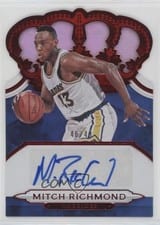 2018 Panini Crown Royale Crown Autographs Mitch Richmond #CA-MRM card