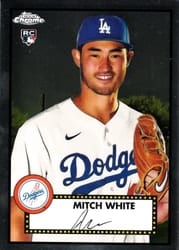 2021 Topps Chrome Platinum Anniversary Base Set Mitch White #46 card