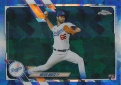 2021 Topps Chrome Sapphire Edition Base Set Mitch White #270 card