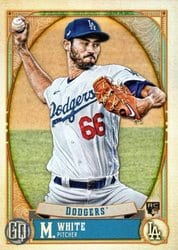 2021 Topps Gypsy Queen Base Set Mitch White #50 card