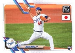 2021 Topps Japan Edition Base Set Mitch White #129 card