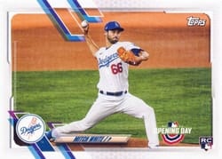2021 Topps Opening Day Base Set Mitch White #12 card