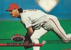 1993 Stadium Club Base Set Mitch Williams #180 card