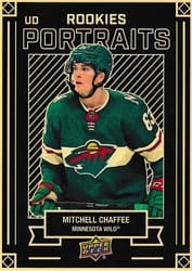 2022-23 Upper Deck UD Portraits Mitchell Chaffee #P-50 card