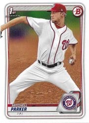 2020 Bowman Draft Base Set Mitchell Parker #BD-176 card