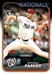 2024 Topps Update Base Set Mitchell Parker #US5 card