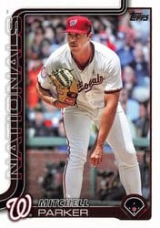 2025 Topps Base Set Mitchell Parker #684 card