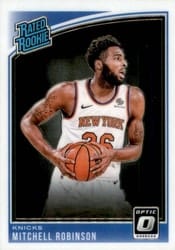 2018-19 Donruss Optic Base Set Mitchell Robinson #163 card