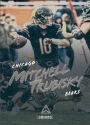 2018 Panini Luminance Base Set Mitchell Trubisky #4 card