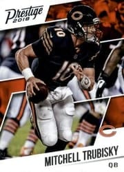 2018 Panini Prestige Base Set Mitchell Trubisky #172 card