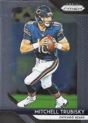 2018 Panini Prizm Base Set Mitchell Trubisky #163 card