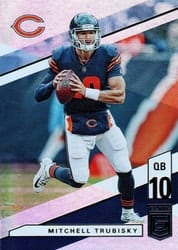 2019 Donruss Elite Base Set Mitchell Trubisky #26 card