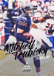 2019 Panini Luminance Base Set Mitchell Trubisky #58 card