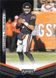 2019 Panini Playoff Base Set Mitchell Trubisky #121 card