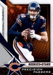 2019 Panini Rookies & Stars Precision Passers Mitchell Trubisky #PP-MT card