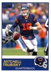 2019 Score Base Set Mitchell Trubisky #203 card