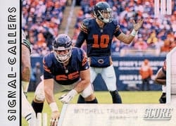 2019 Score Signal-Callers Mitchell Trubisky #SC-5 card