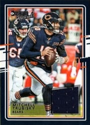 2020 Donruss Donruss Threads Mitchell Trubisky #17 card