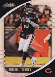 2020 Panini Absolute Base Set Mitchell Trubisky #57 card