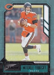 2020 Panini Playbook Base Set Mitchell Trubisky #63 card