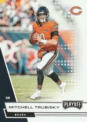 2020 Panini Playoff Base Set Mitchell Trubisky #172 card