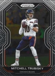 2020 Panini Prizm Base Set Mitchell Trubisky #187 card